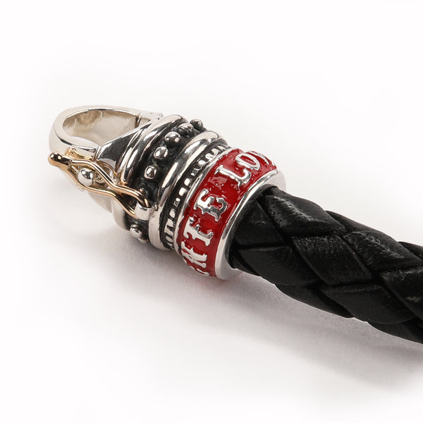 Leather Bracelet Black Fuente The OpusX Society by Manny Iriarte