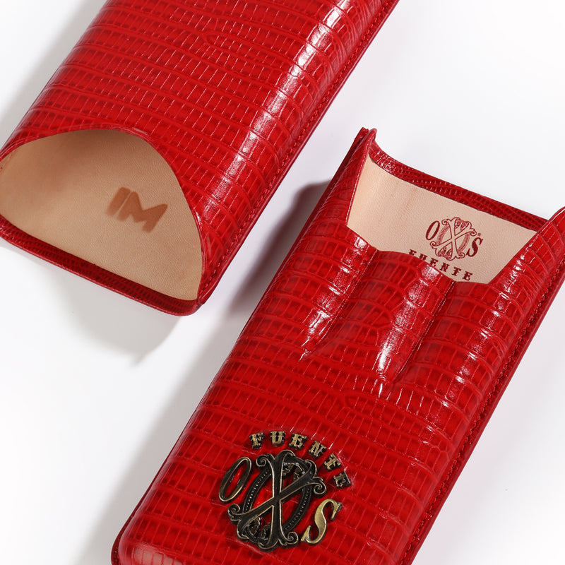 Spanish Teju Leather Cigar Cases
