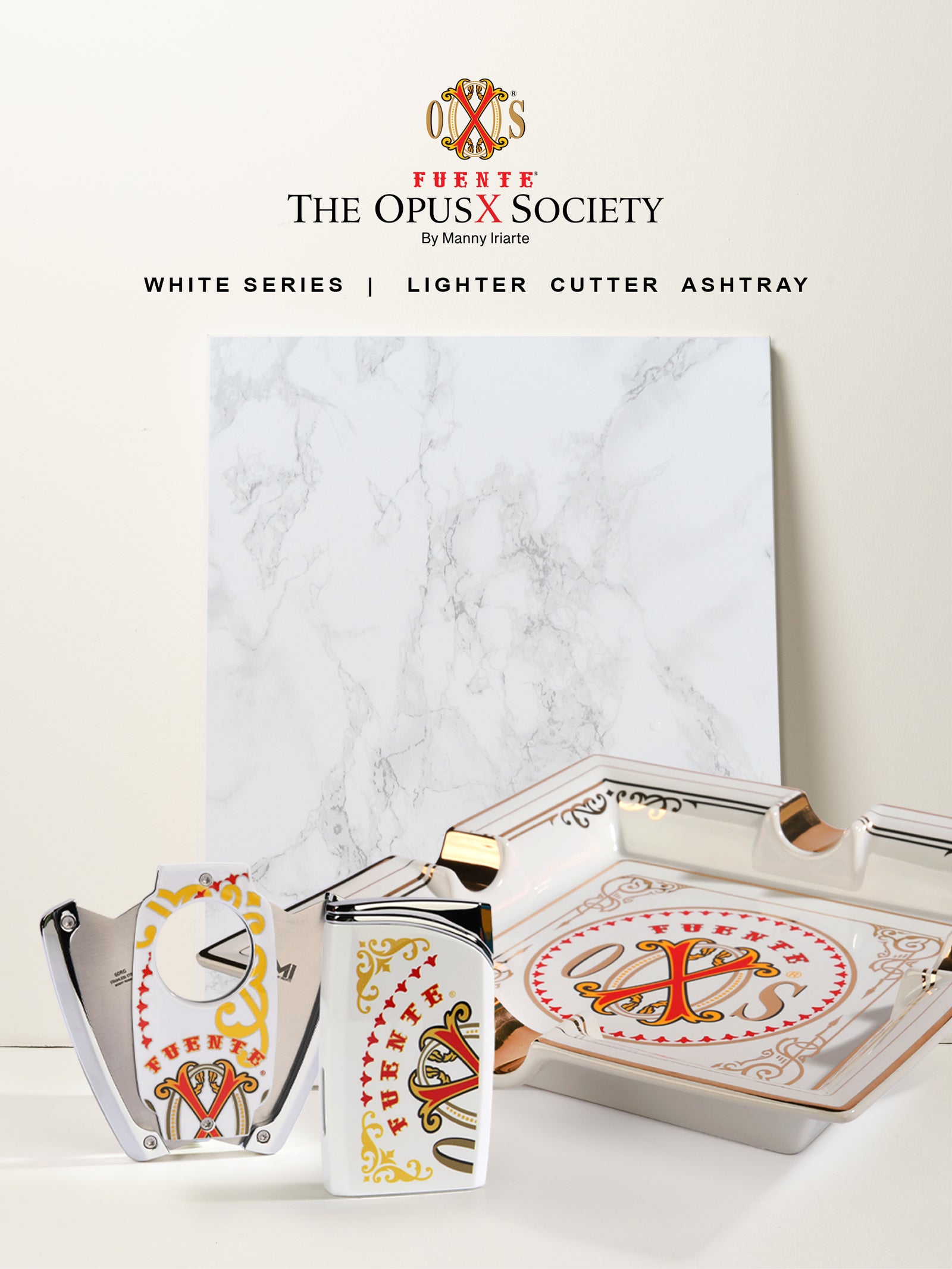 White Series Lighter – Fuente The OpusX Society by Manny Iriarte
