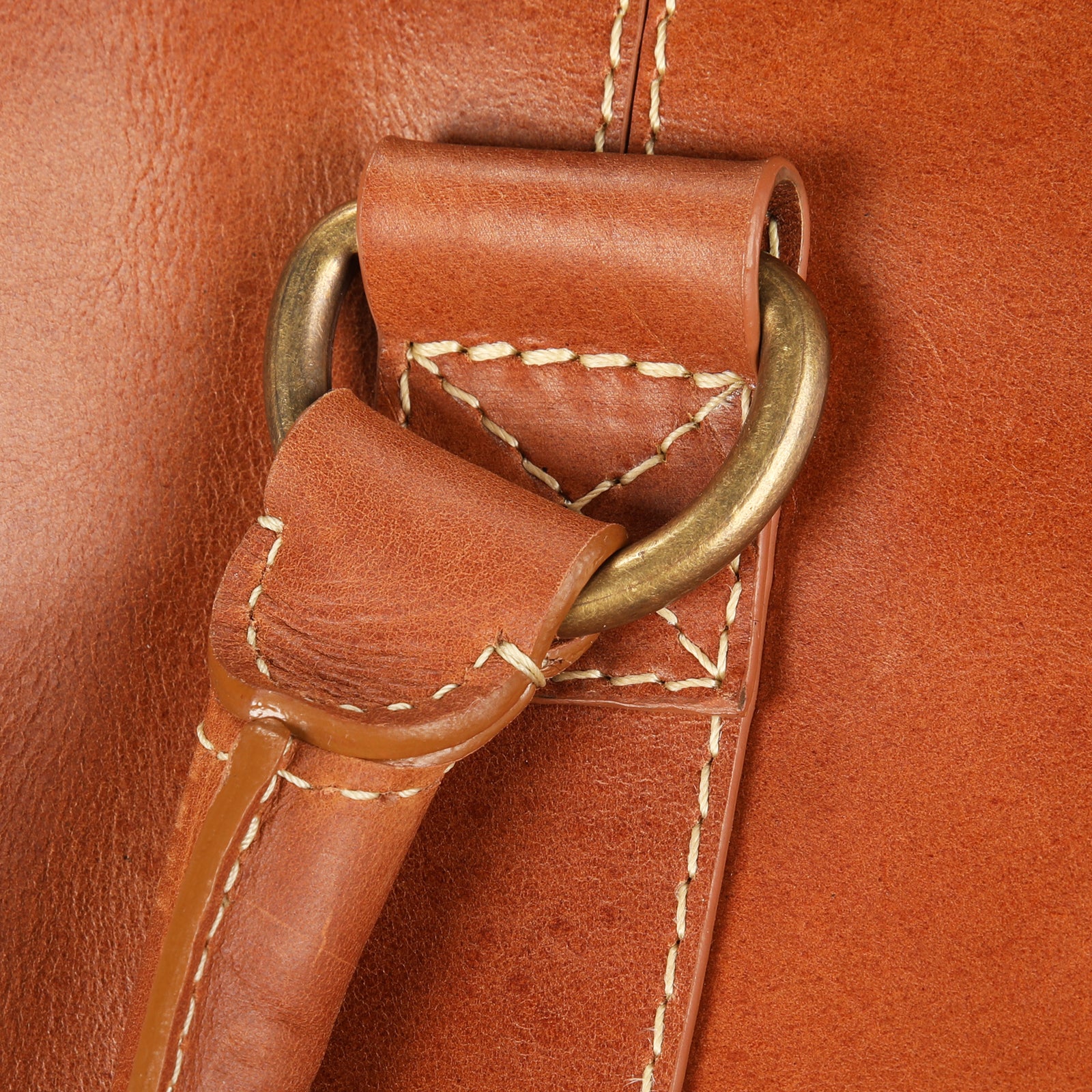 Italian Leather Duffle Bag - Camel – Fuente The OpusX Society by